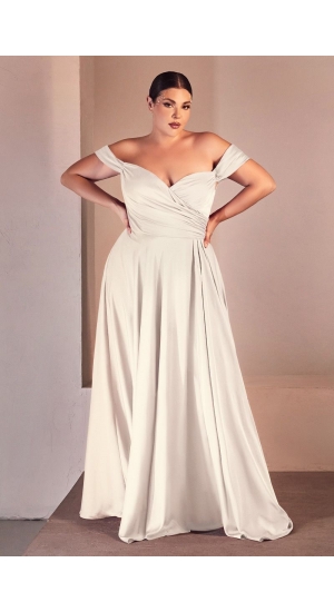 Plus size off skulder brudekjole  Plus size off skulder brudekjole